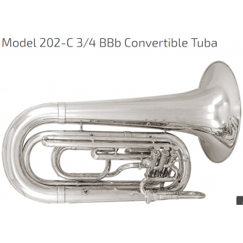 KÈN Model 202-C 3-4 BBb Convertible Tuba
